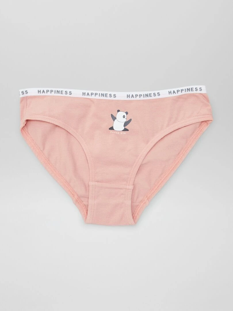 Lot de 4 culottes imprimées   Panda