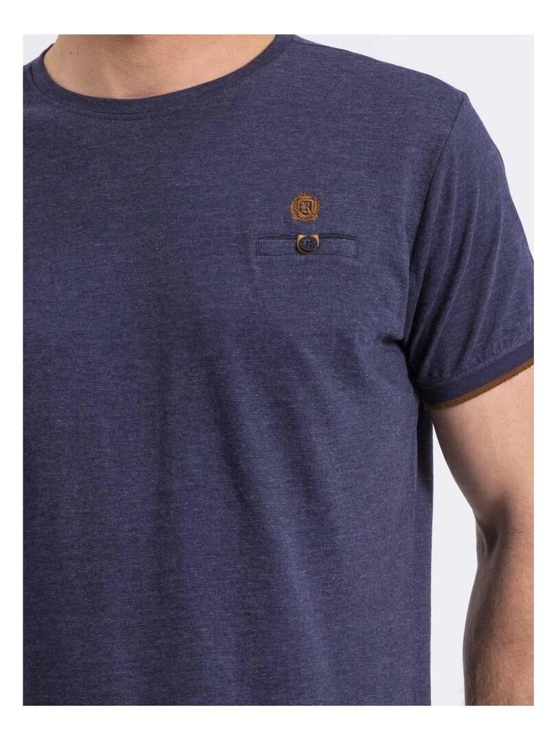 T shirt col rond NAKOTOC   Bleu marine