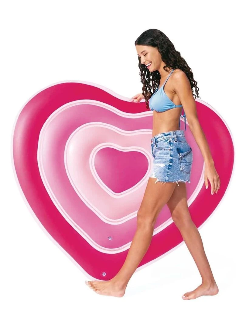 Flotteur en Forme de cœur Rose