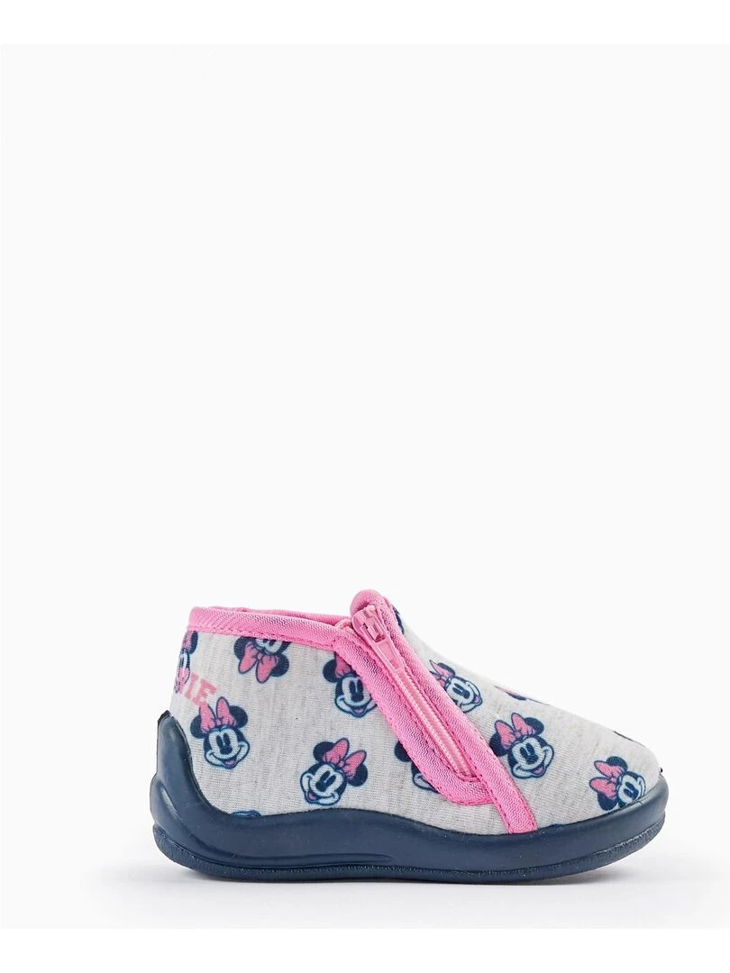 Chaussons pour Bébé Fille 'Minnie' MINNIE Gris clair