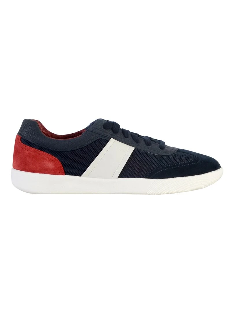 Basket Cuir Geox U Rieti Mesh Noir