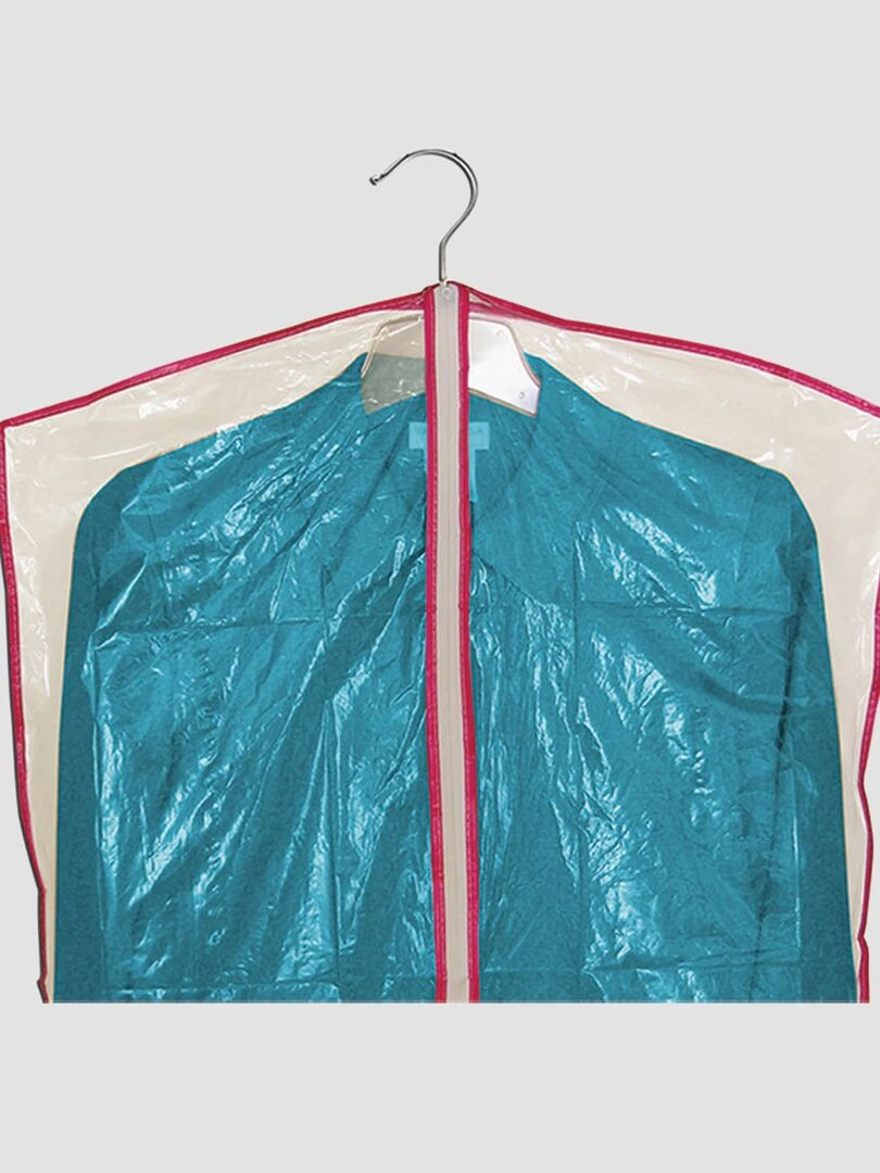 Lot de 13 housses de vêtement   transparent