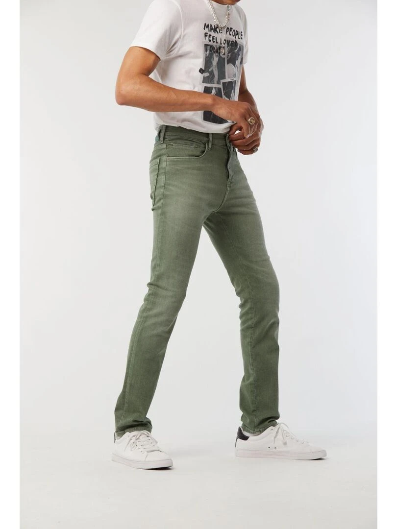 Lee Cooper   Pantalon coton slim LC030   Kaki