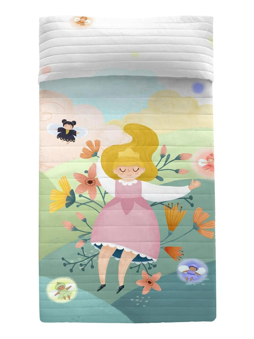 Couvre lit Dreaming "Happyfriday"   Blanc