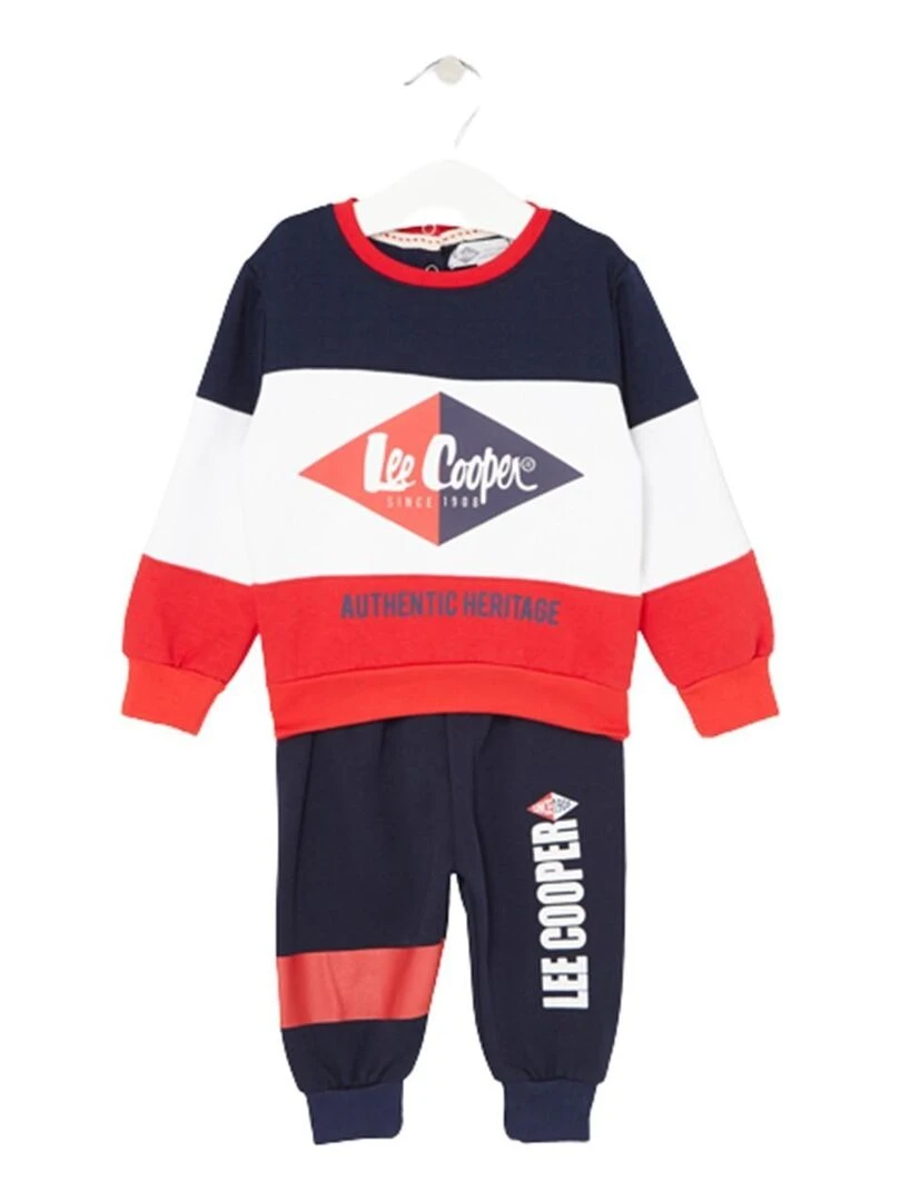 Lee Cooper Ensemble Sweat pantalon bébé garçon Imprimé Lee Cooper Bleu marine