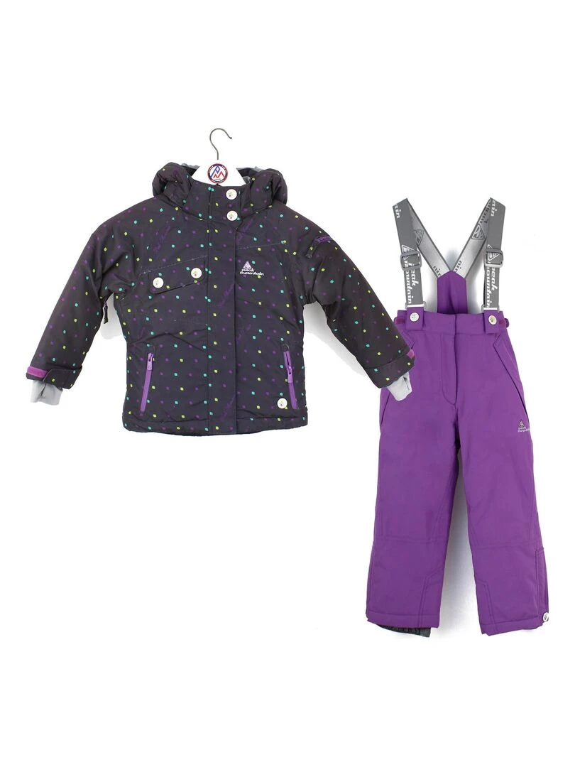 Ensemble de ski fille FAVIM PEAK MOUNTAIN Noir Violet