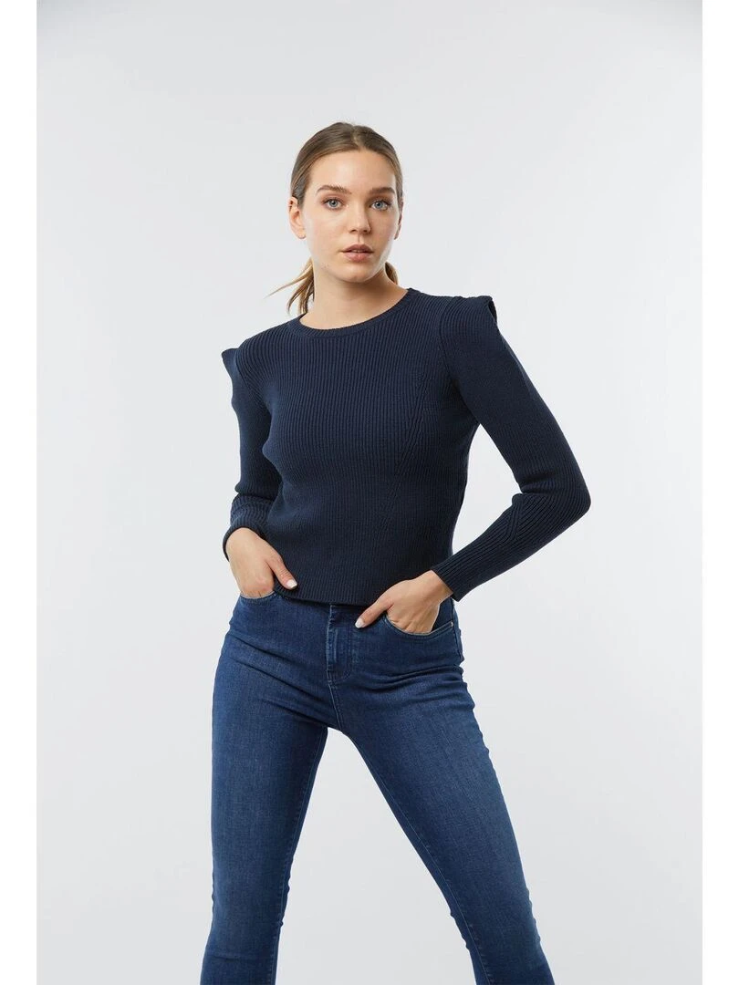 Lee Cooper Pull coton COCOON Bleu marine