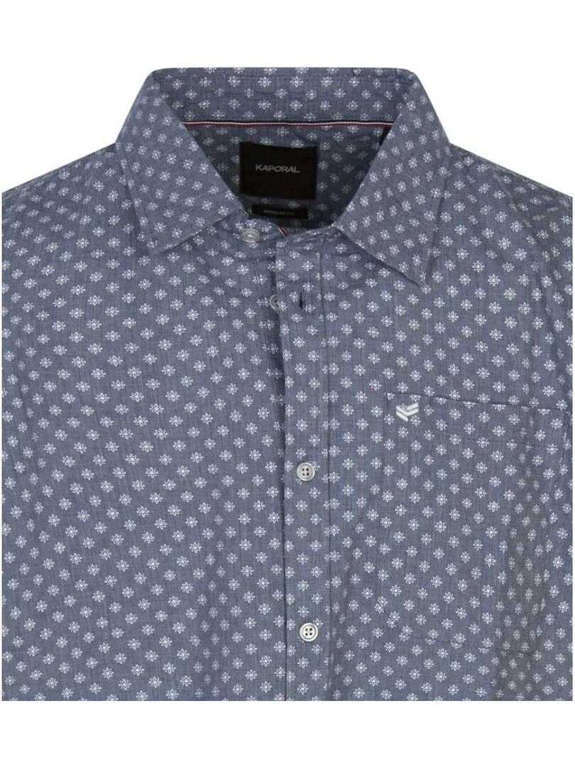 KAPORAL   Chemise coton droite   Bleu marine