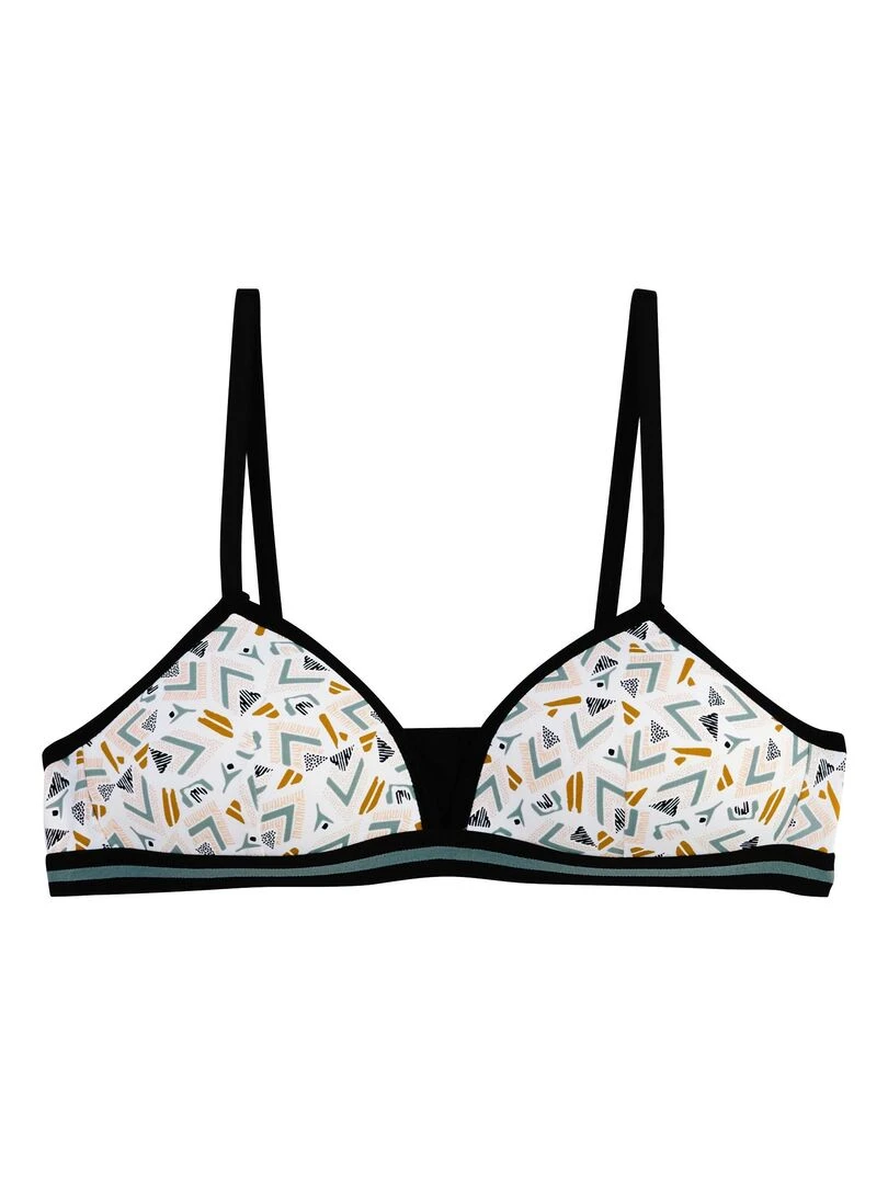 Lot de 2 soutiens gorge souple sans armature Soriya   Kaki