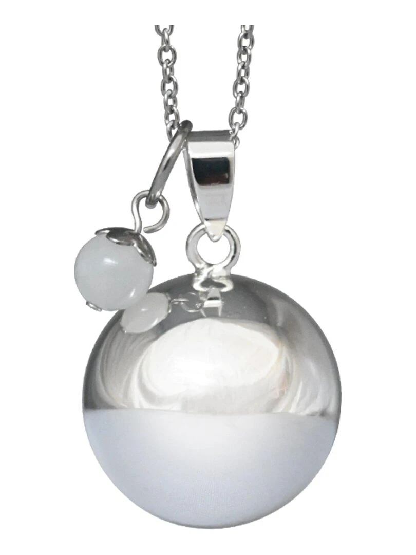 Bola de Grossesse lithothérapie Pierre de lune Blanc