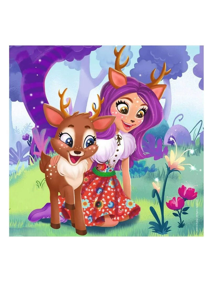 Puzzle 3 x 49 pièces : le monde merveilleux des enchantimals   N/A