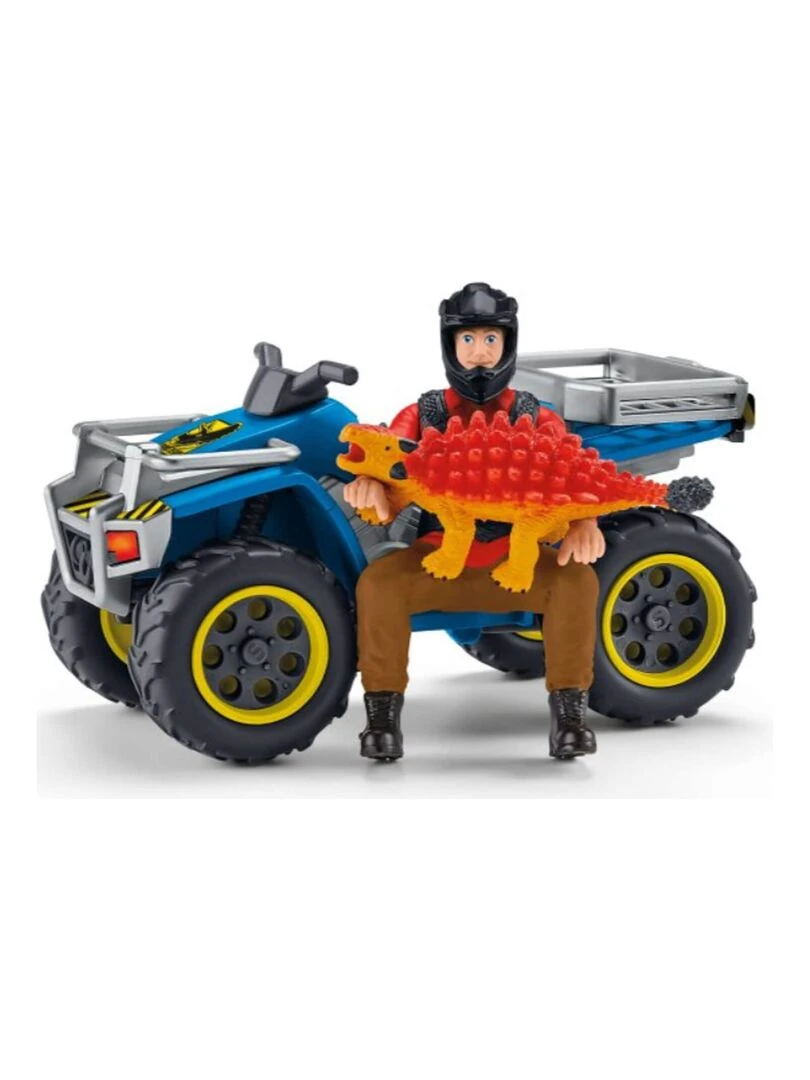 Set de jeu dinosaures :  Fuite sur quad face au vélociraptor   N/A