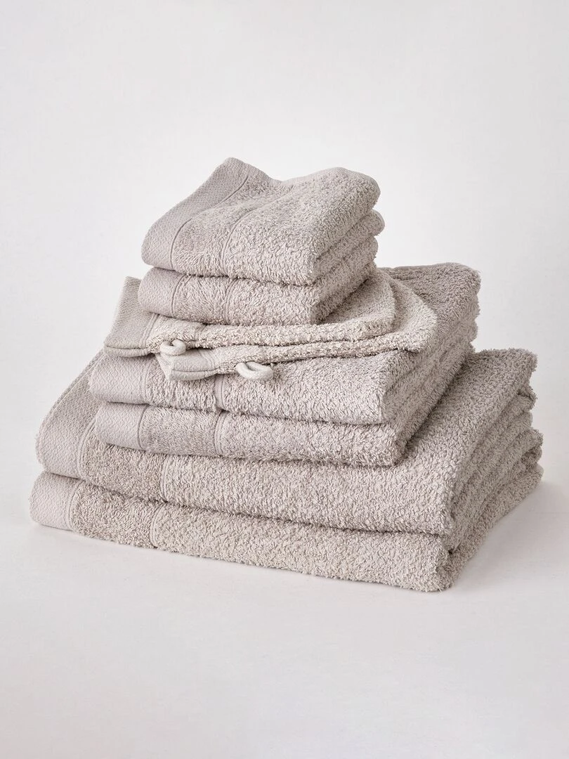 Lot de bain 8 pièces Beige