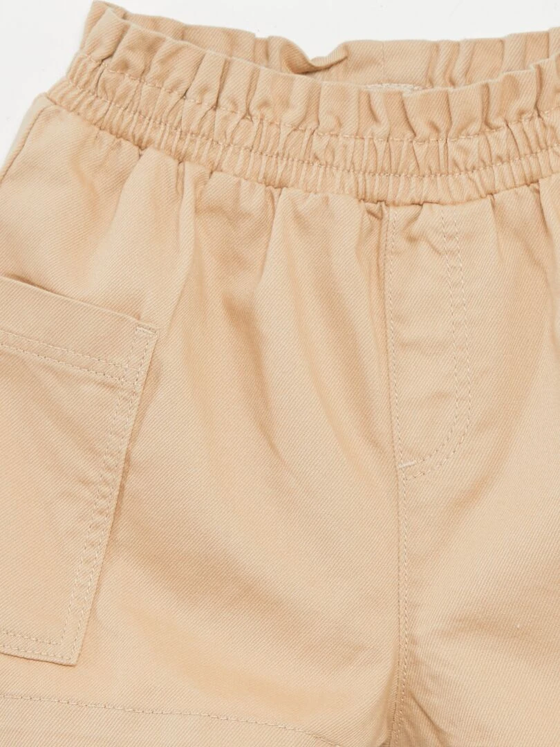 Short en twill   Beige