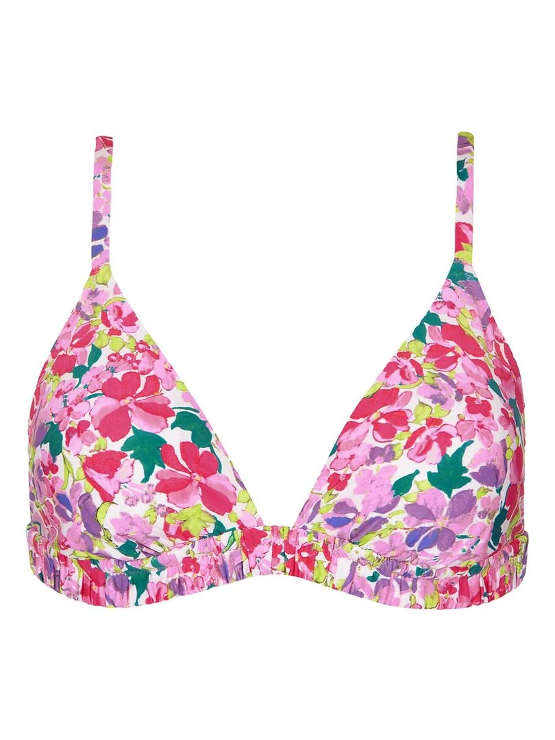 Haut maillot de bain triangle préformé sans armatures Napoli   Bleu
