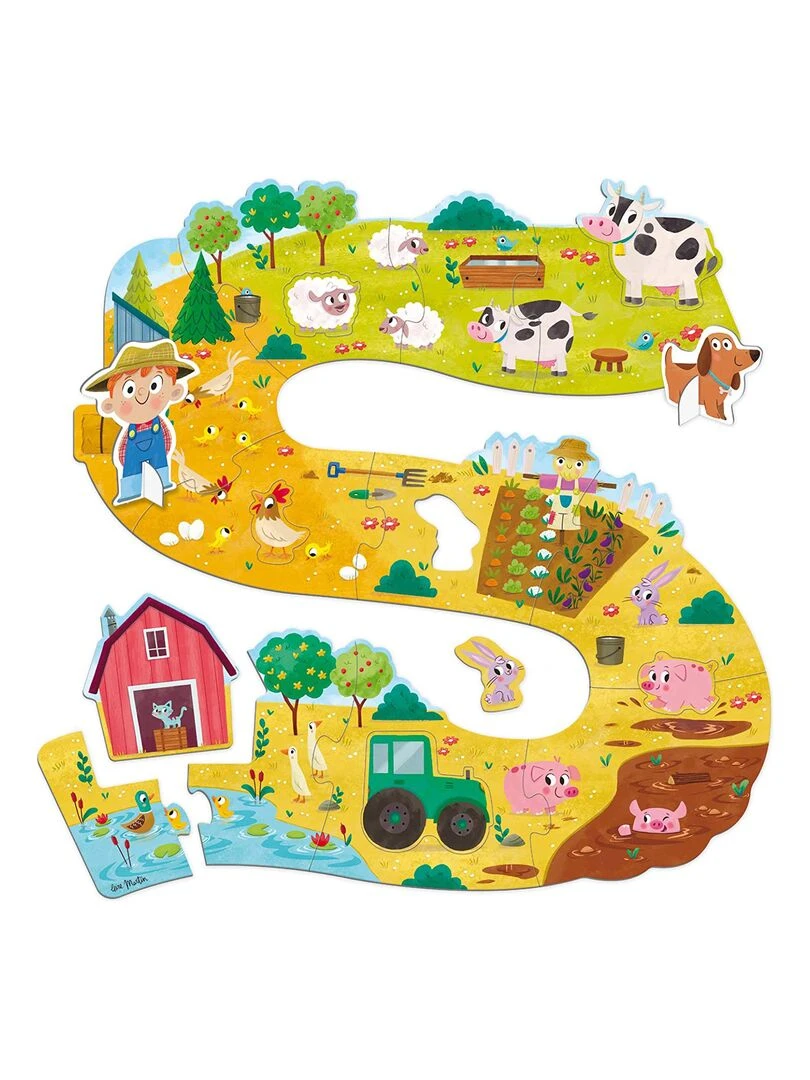 Puzzle Xxl Ferme (18 Pièces) N/A