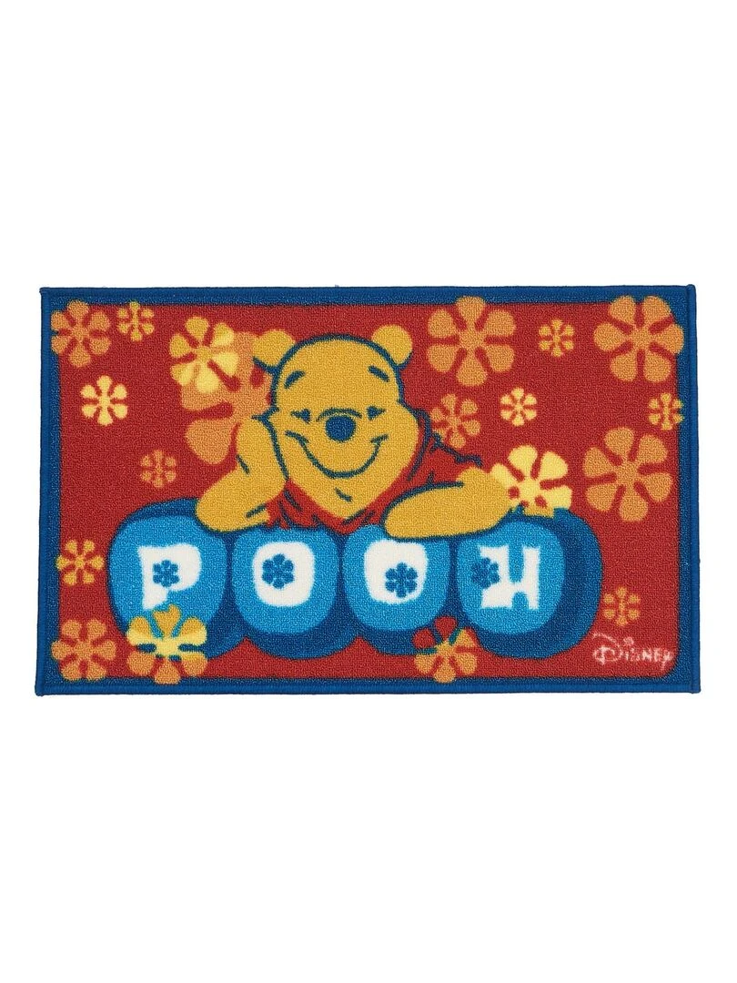 Tapis enfant WINNIE THE POOH Rouge 50x80 Lavable 30° Rouge