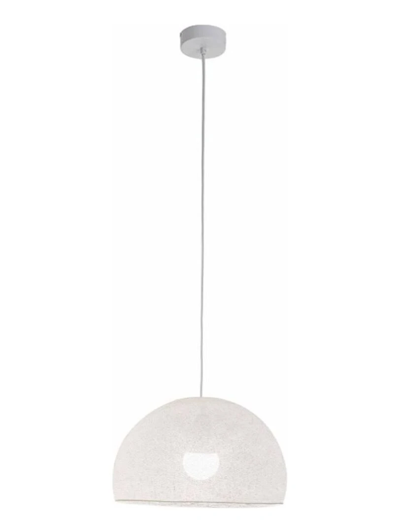 Suspension simple coupole 31cm Blanc