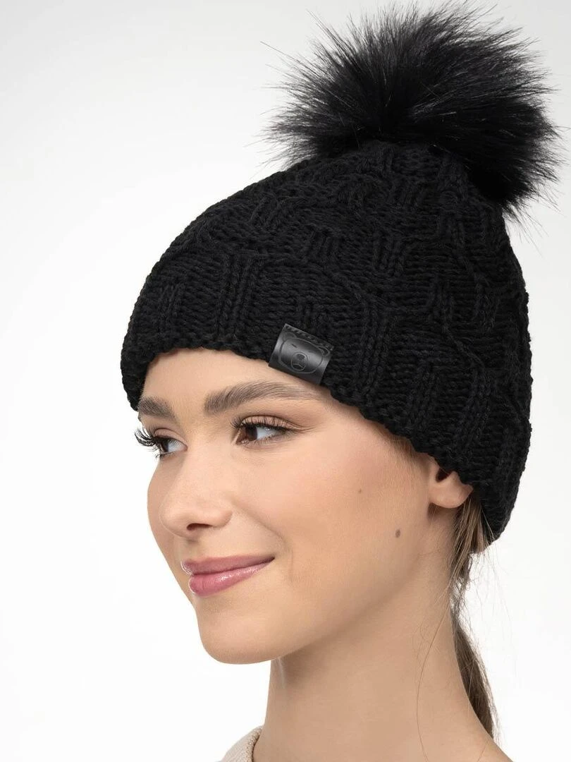 Bonnet Maribel Made in UE Noir