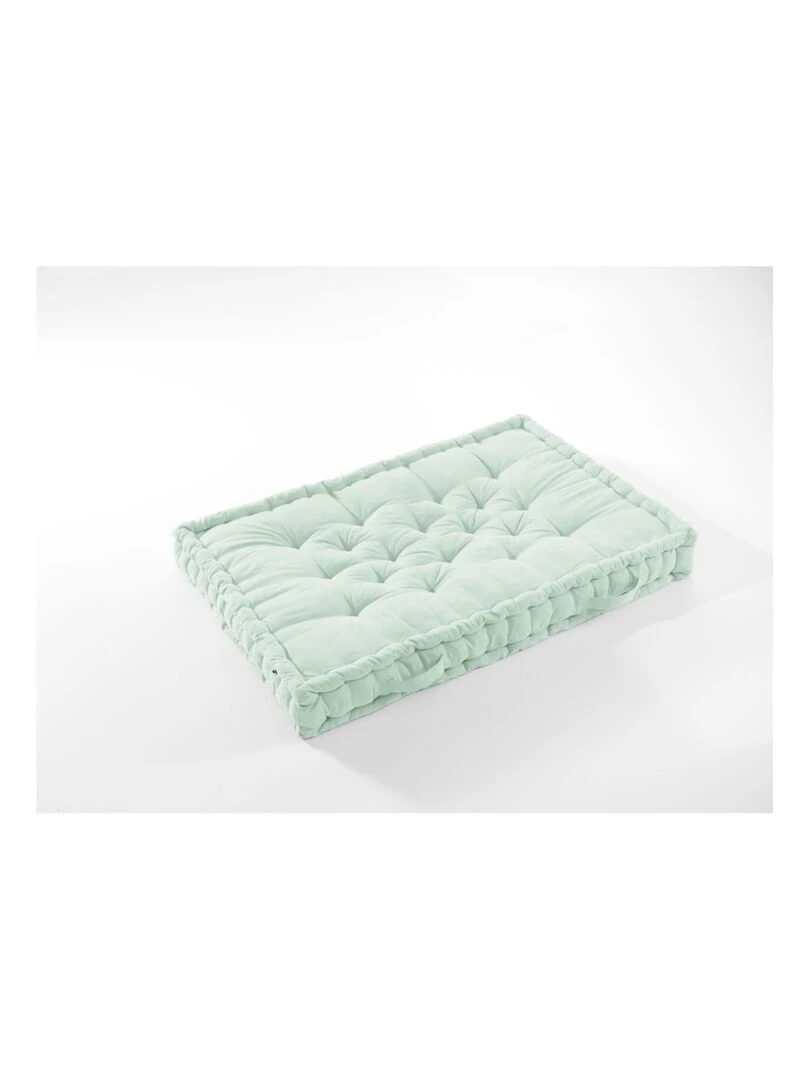 Matelas palette Kala menthe coton Gris