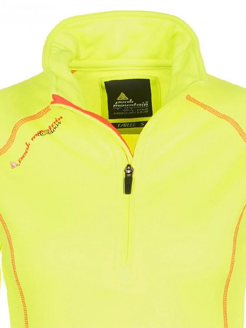 Sweat polarshell femme ACERUN   Jaune