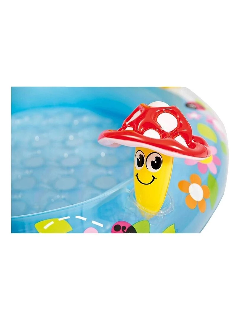 Piscinette pare soleil champignon   Jaune