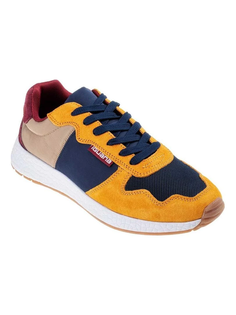 Iguana Baskets DERVENT Bleu Rouge