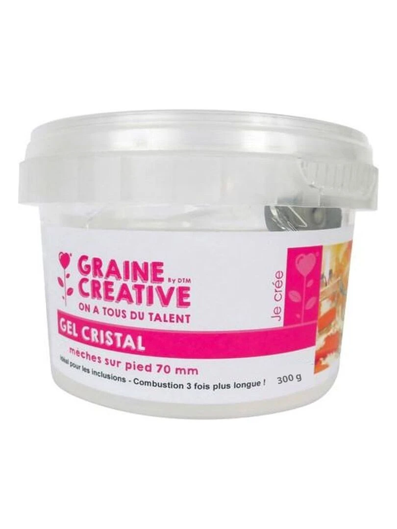 Gel pour bougies 300 g + 4 mèches N/A