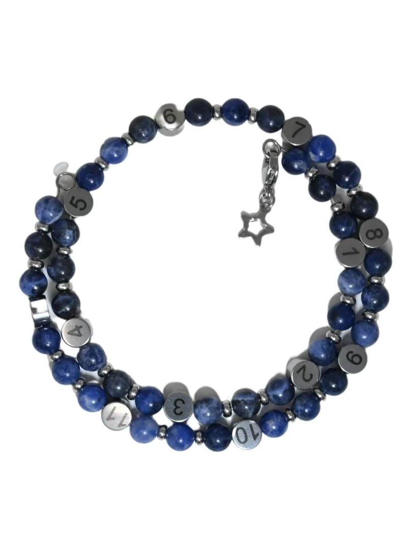 Bracelet d'allaitement Sodalite Bleu foncé