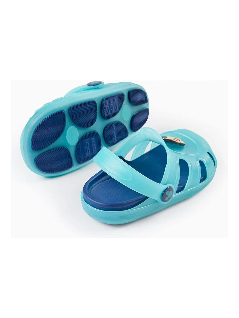 Sandales Clogs pour Bébé Garçon 'Mickey   ZY Delicious'   Bleu clair