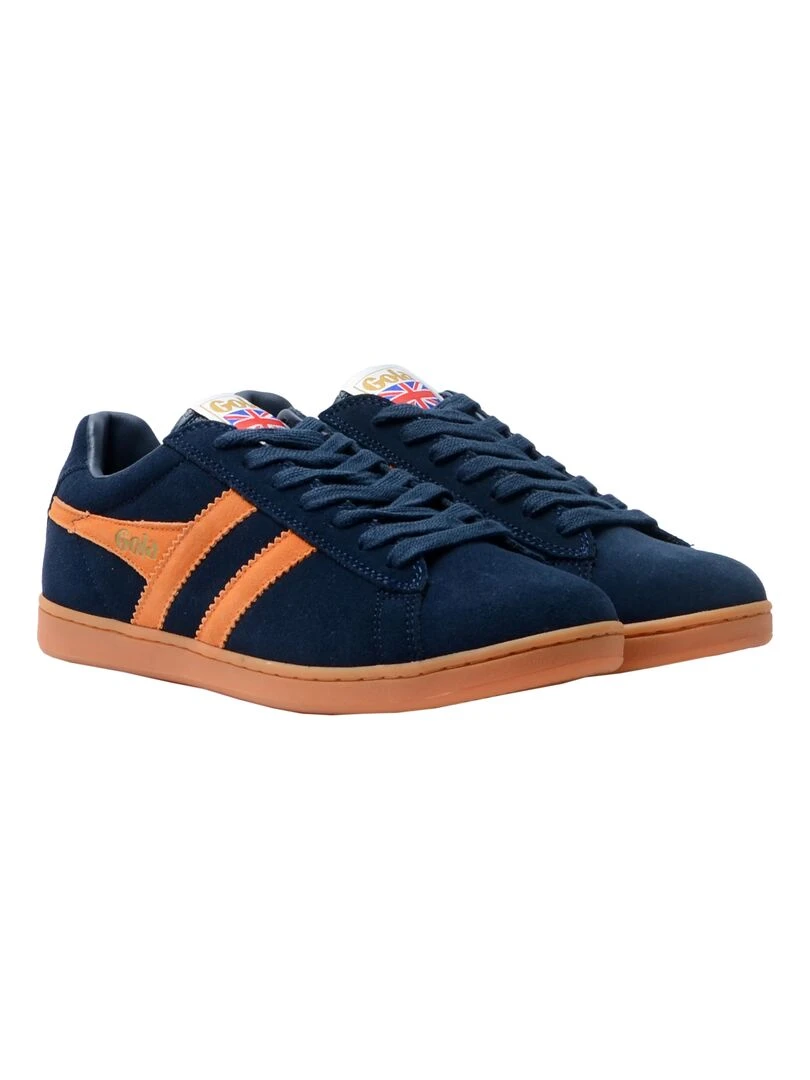 Basket Gola Equipe Suede   Bleu marine