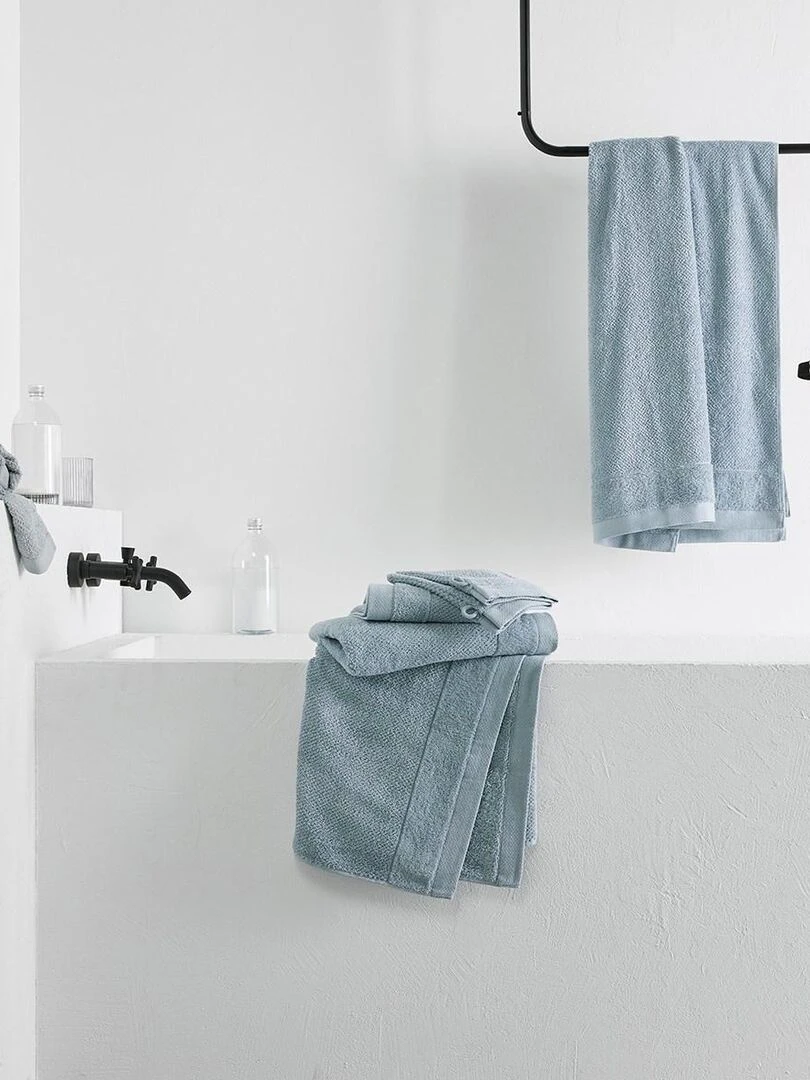 Maxi drap de bain uni 'BIO ORGANIC' 'TODAY'   Gris