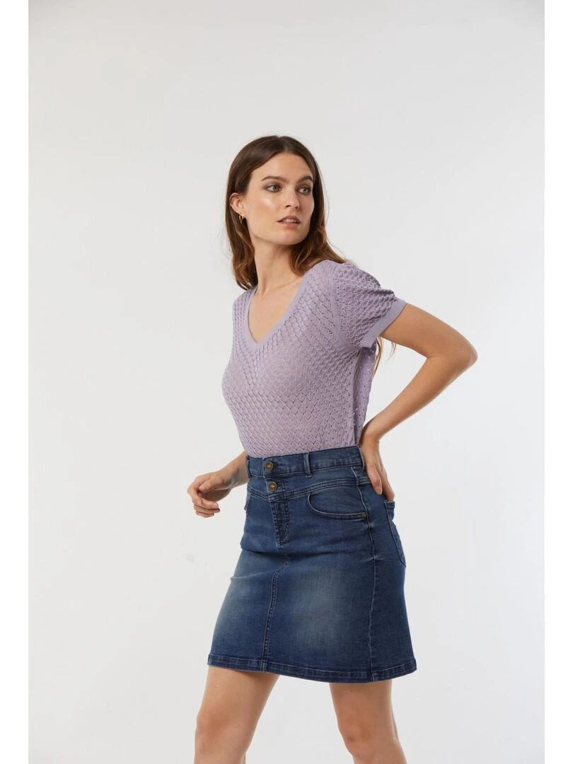 Lee Cooper Jupe coton regular POKA Bleu