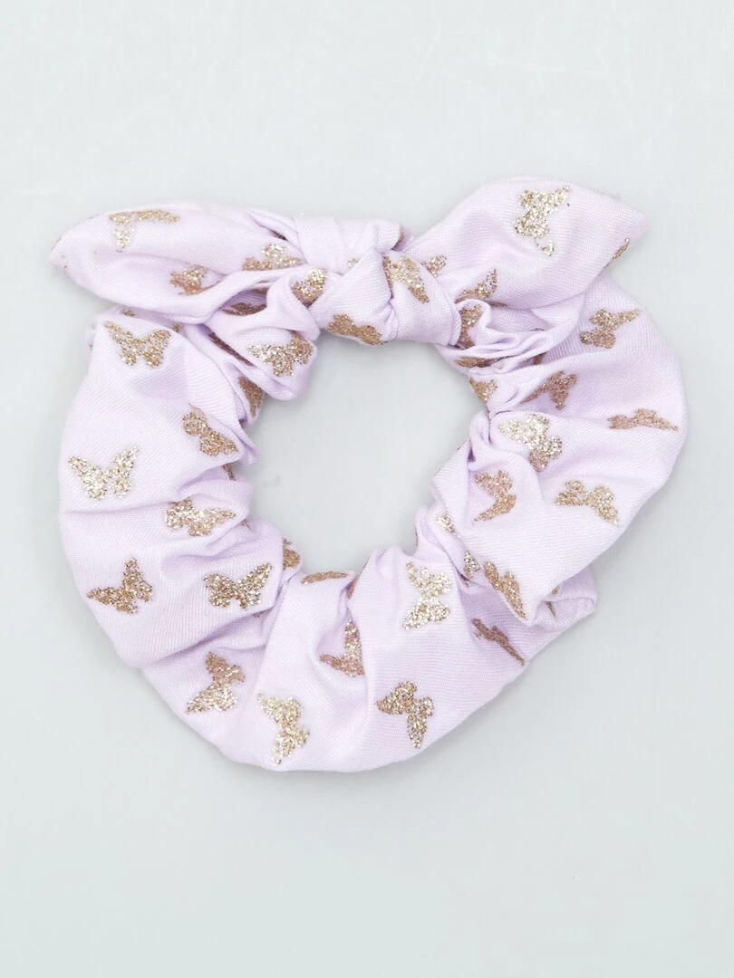 Chouchou 'papillons' Violet