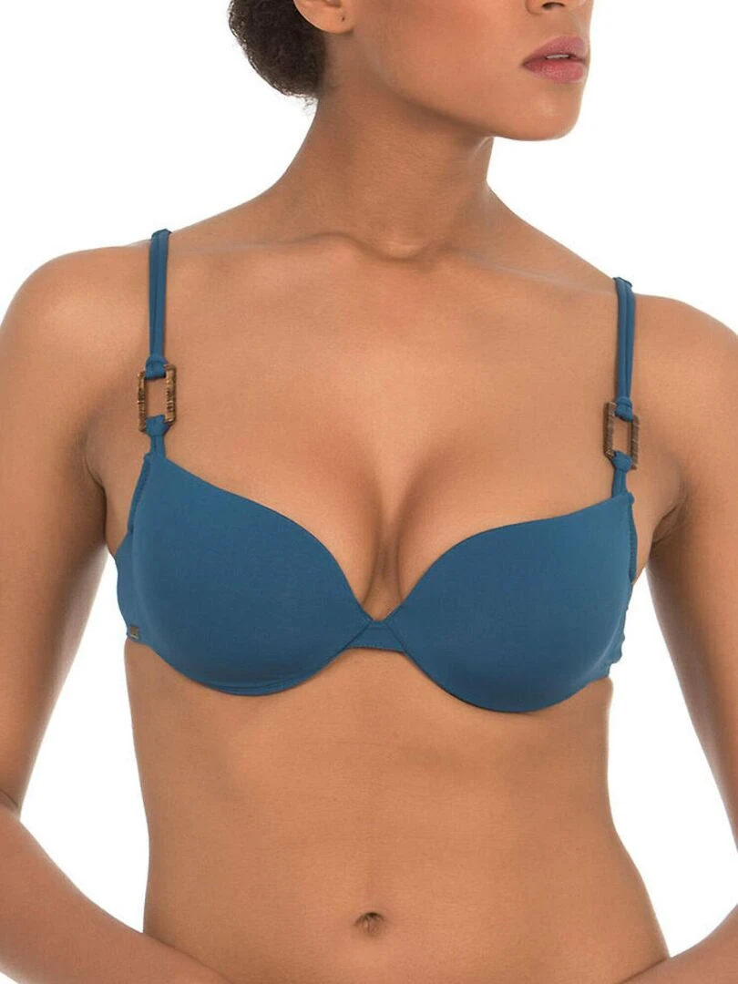 Haut maillot de bain balconnet Summer Paradise Bleu marine