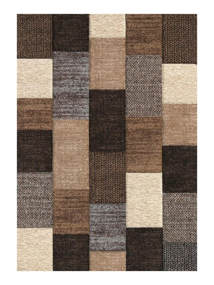 Tapis salon BELO 12 OEKO TEX® Marron