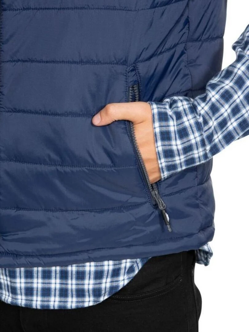 Trespass   Doudoune sans manches FRANKLYN   Bleu Gris