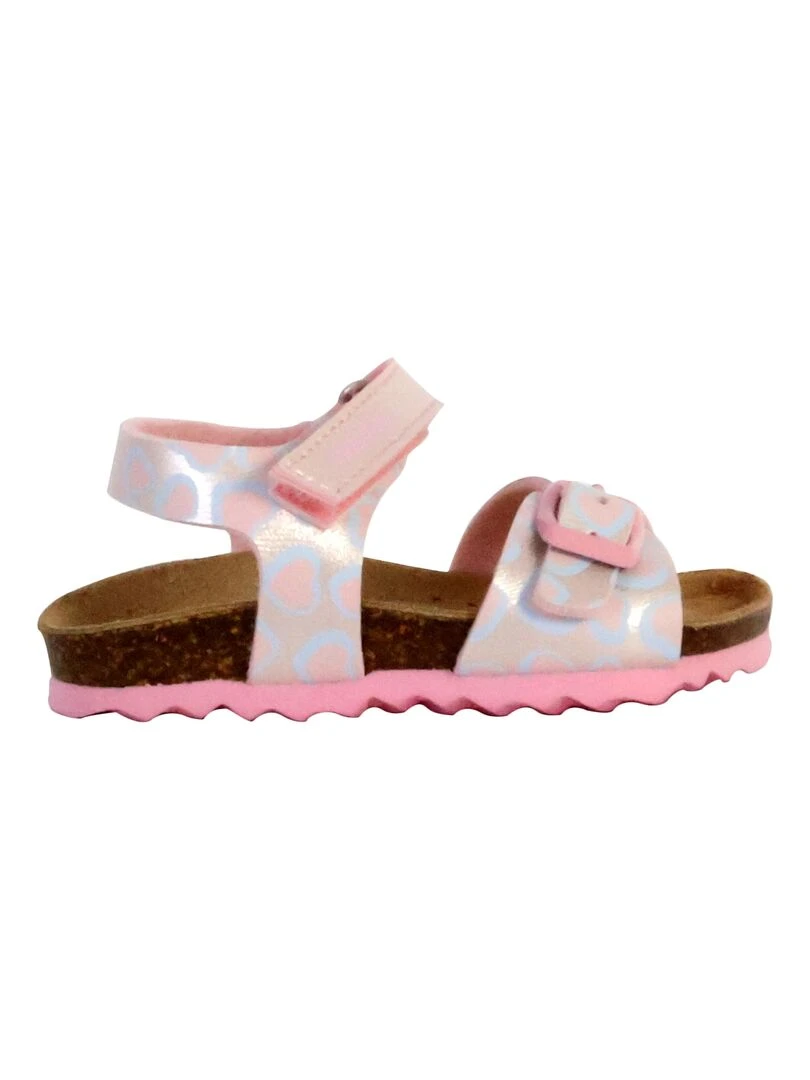 Sandale Cuir Enfant Geox Chalki B922RA 000NF Rose