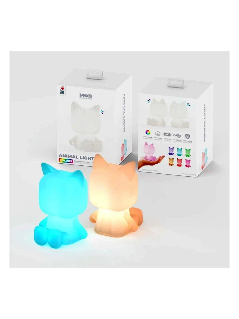 Mob   Veilleuse Animal Light   Blanc