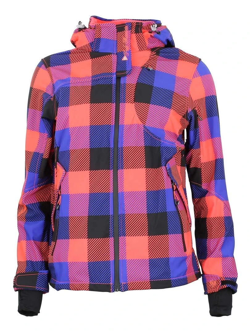Blouson softshell femme AVENYKS PEAK MOUNTAIN Bleu marine