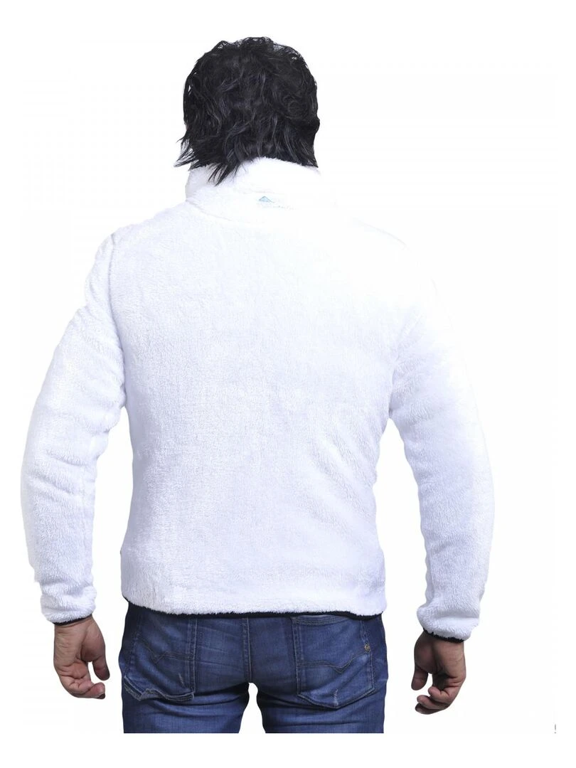 Blouson polaire homme CARIAN PEAK MOUNTAIN Blanc