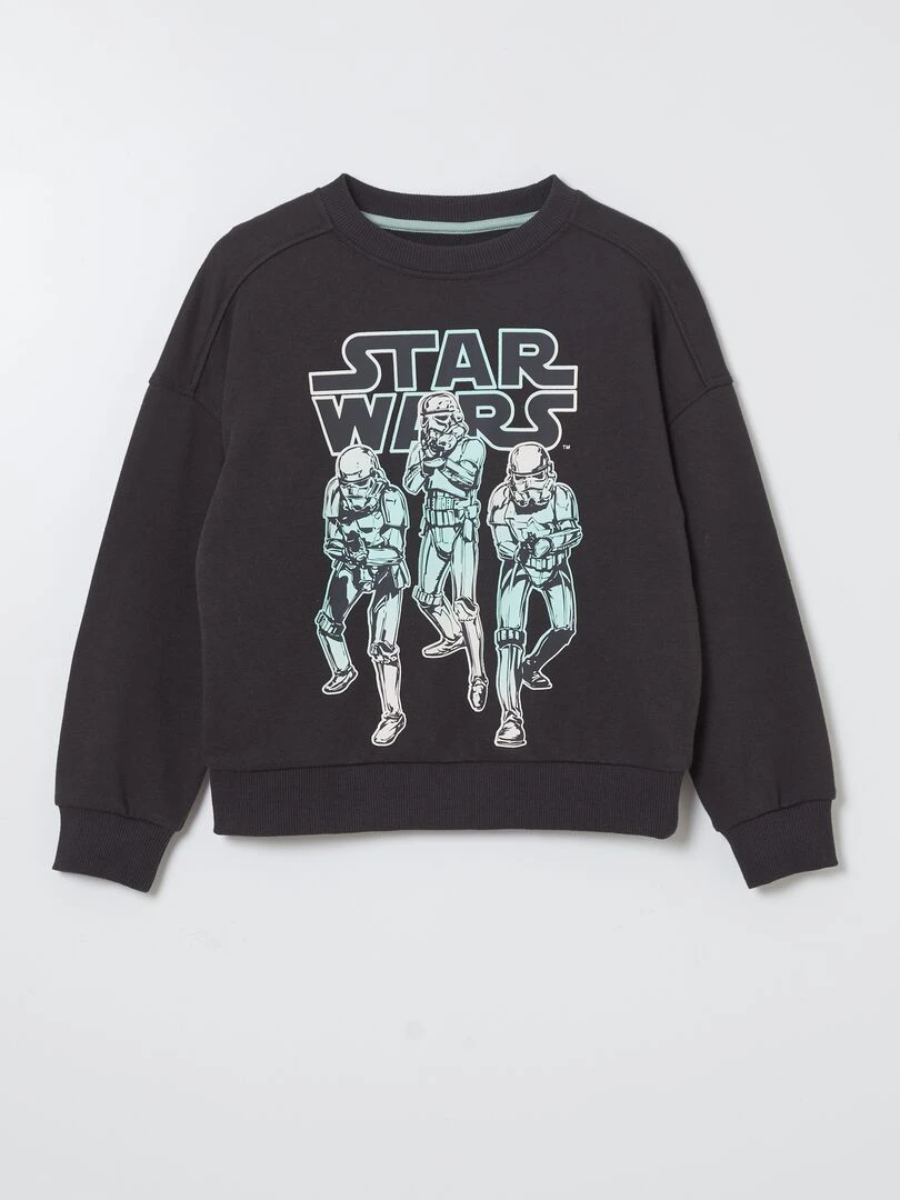 Sweat molletonné 'Star Wars' Noir