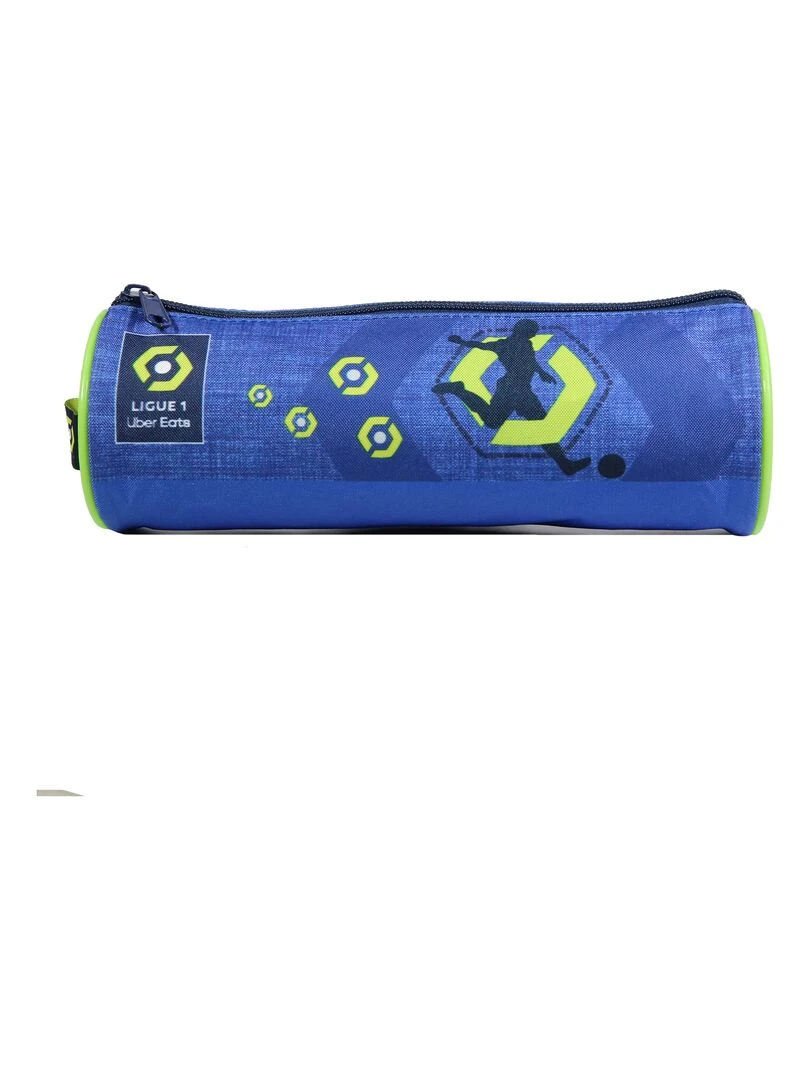 BAGTROTTER Trousse scolaire ronde Ligue 1 Football Bleue Bleu