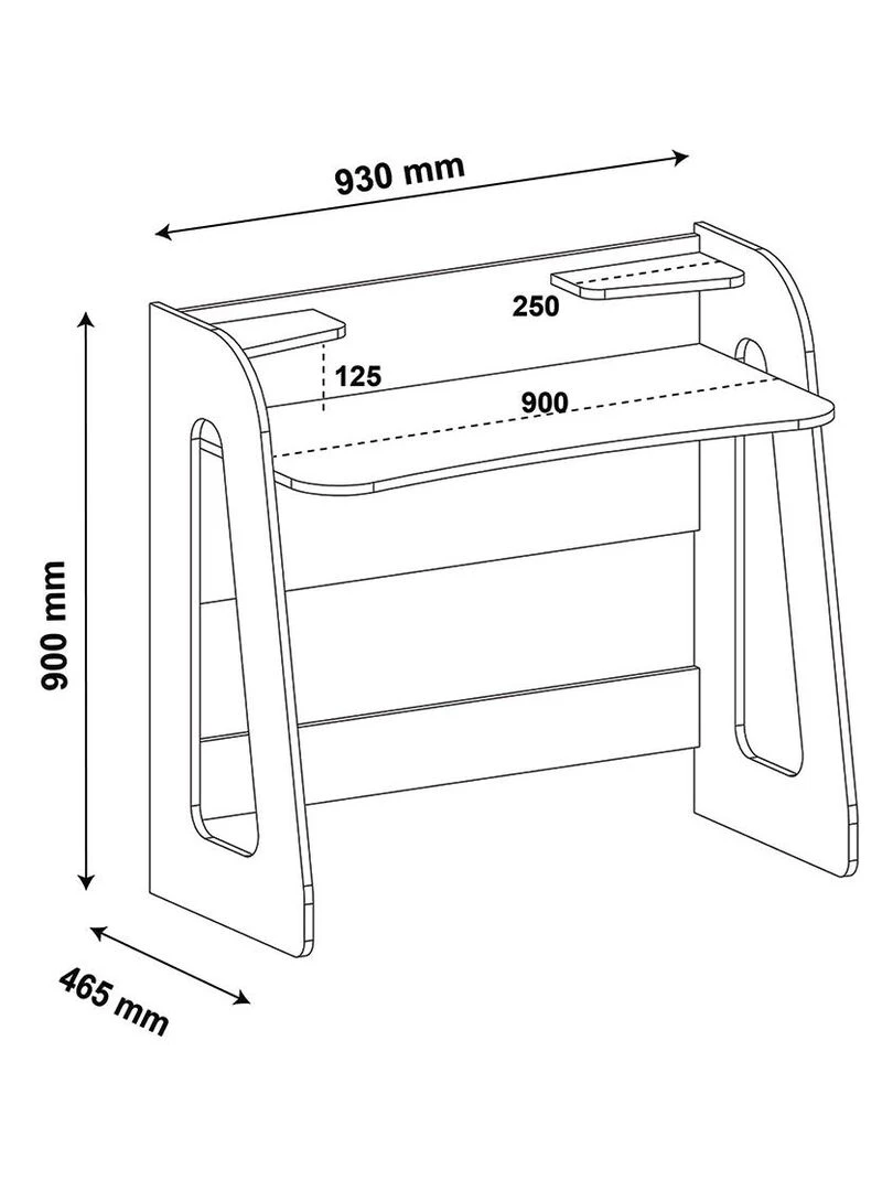 Bureau Filius   AKITEN RETAIL   Blanc Blanc