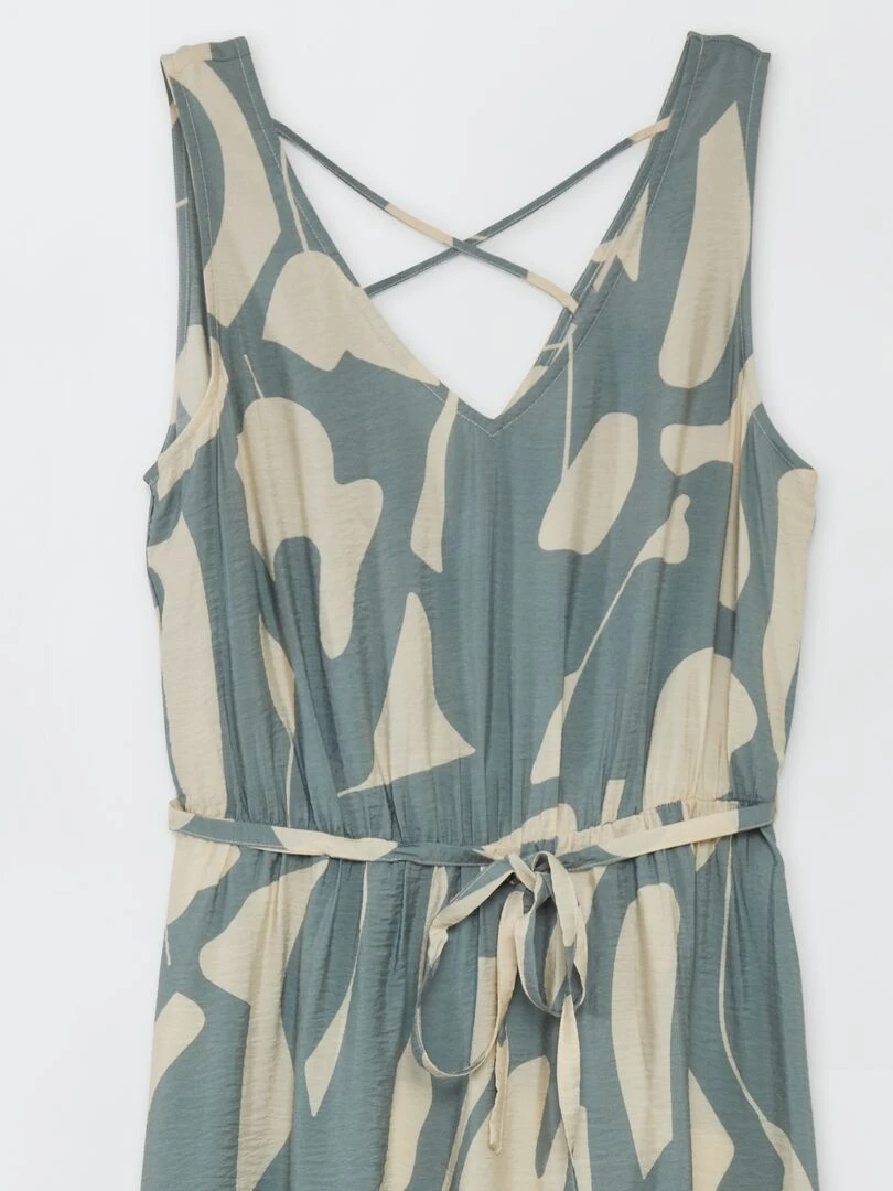 Robe longue 'JDY'   Beige/vert