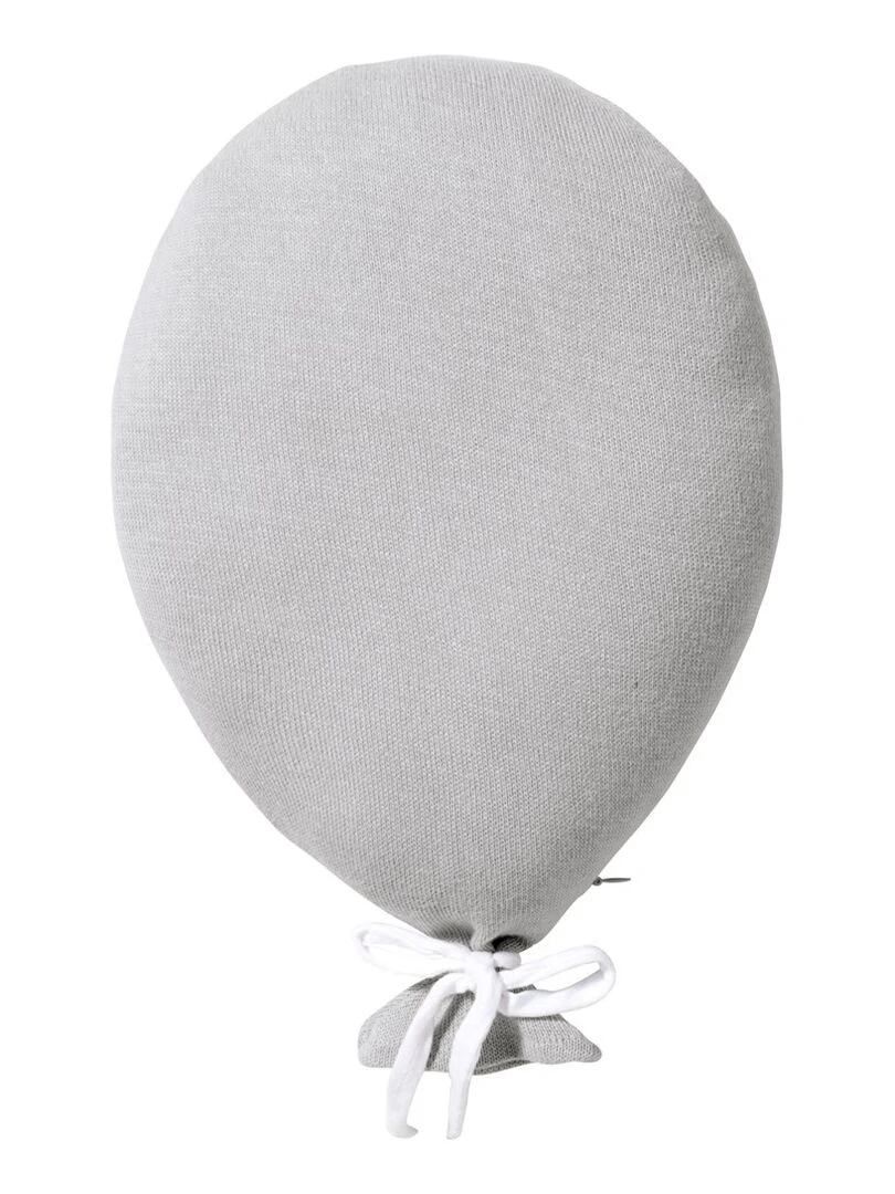 Coussin bébé en coton tricoté ballon Gris
