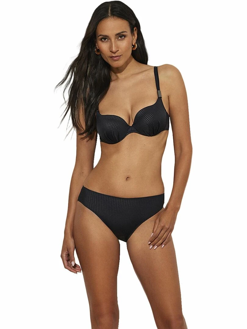 Bas maillot slip de bain Manhattan   Noir