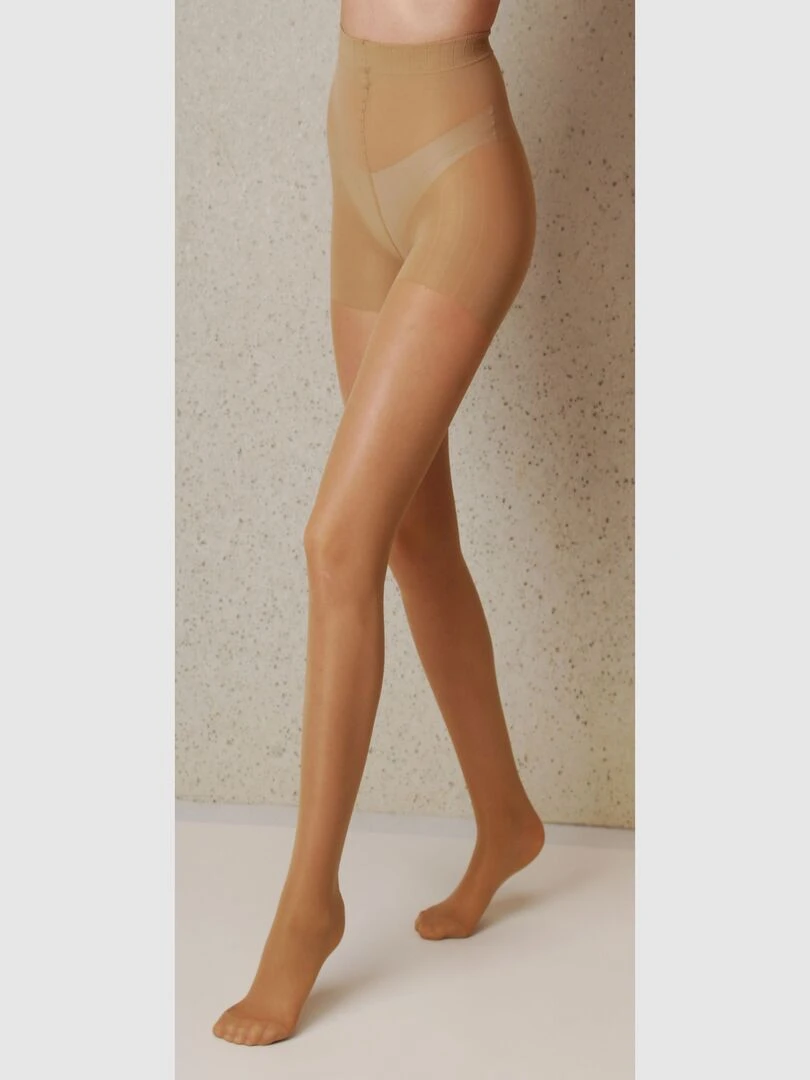 Relaxa 40den Effet revitalisant avec culotte gainante Beige