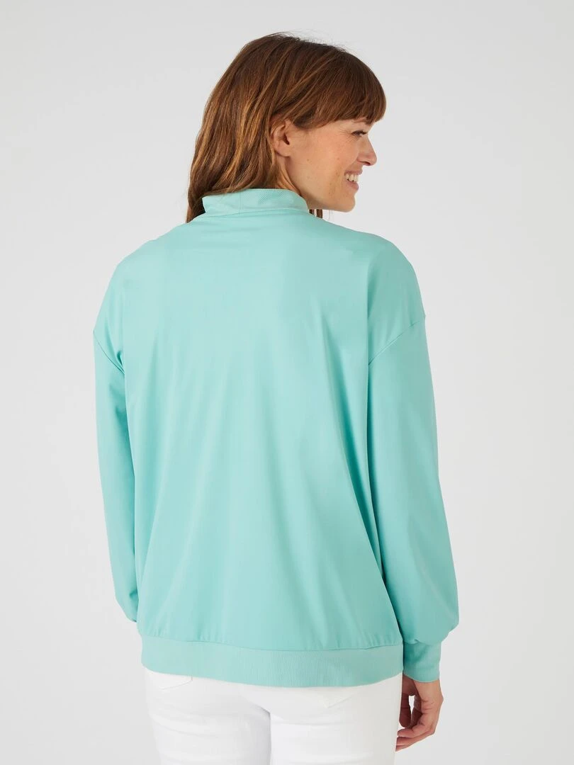 Veste zippée Climatyl   Happy D. by Damart   Vert anis