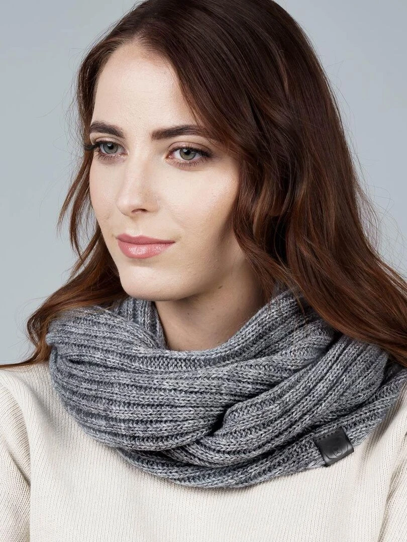 Snood Optima Fabriqué en Europe Gris